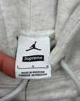 Supreme Hoodie "AIR JORDAN" Grey New Size L