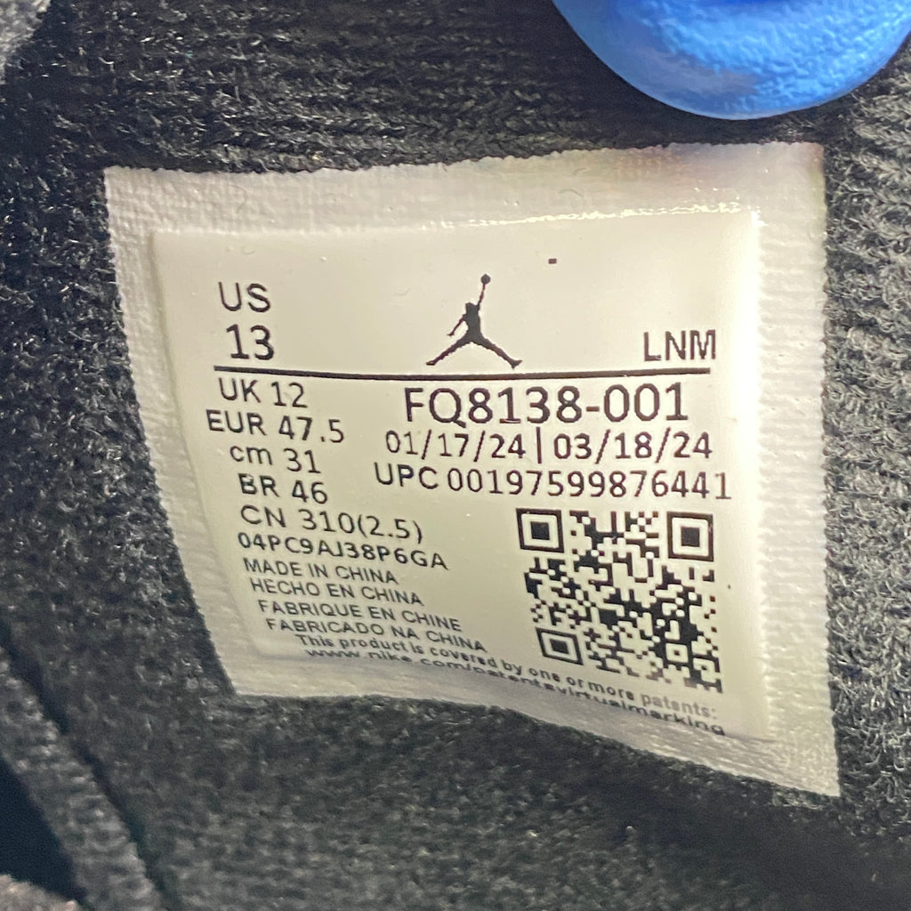 Air Jordan 4 Retro "White Thunder" 2024 New Size 13