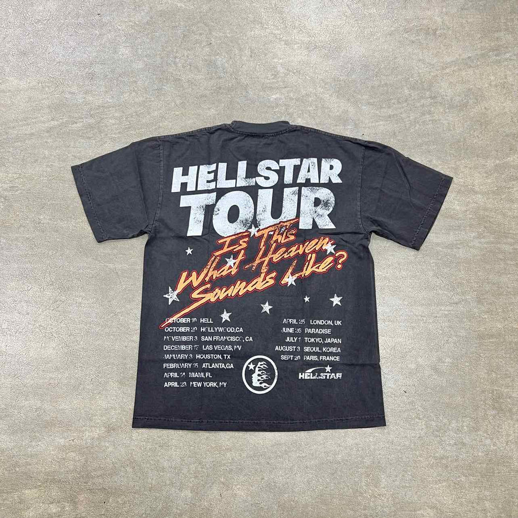 Hellstar T-Shirt "BIKER TOUR" Black New Size XL