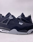 Air Jordan 4 Retro "Black Canvas" 2022 Used Size 14