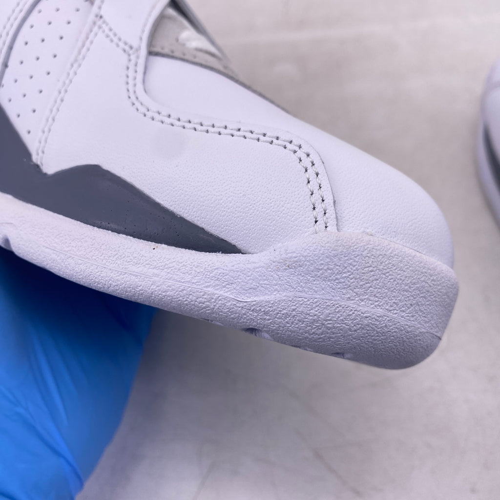 Air Jordan (W) 8 Retro "White Burgundy" 2020 New Size 9W