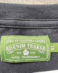 Denim Tears T-Shirt "CHICKEN BONE TEE" Black New Size XL