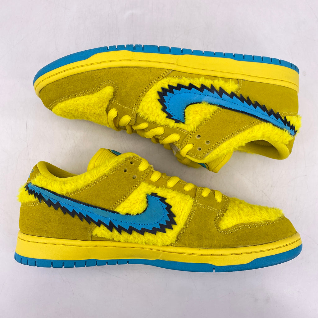 Nike SB Dunk Low Pro QS "Grateful Dead Yellow" 2020 Used Size 11.5