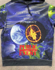 Supreme Hoodie "PUBLIC ENEMY" Multi-Color Used Size L