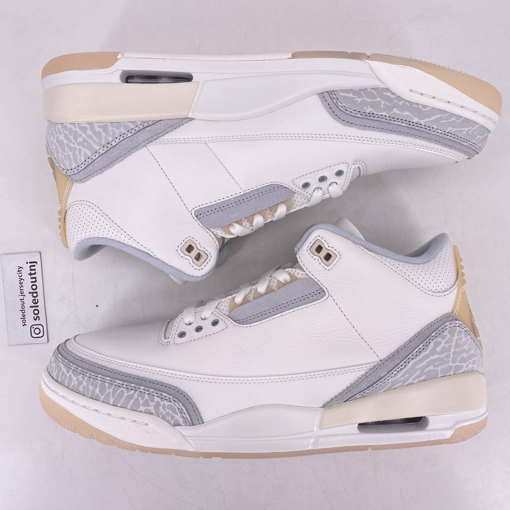 Air Jordan 3 Retro "Craft Ivory" 2024 New Size 11.5