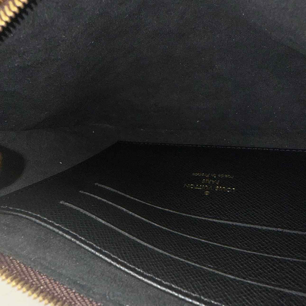 Louis Vuitton Handbag "DOUBLE ZIP POCHETTE" Used Brown