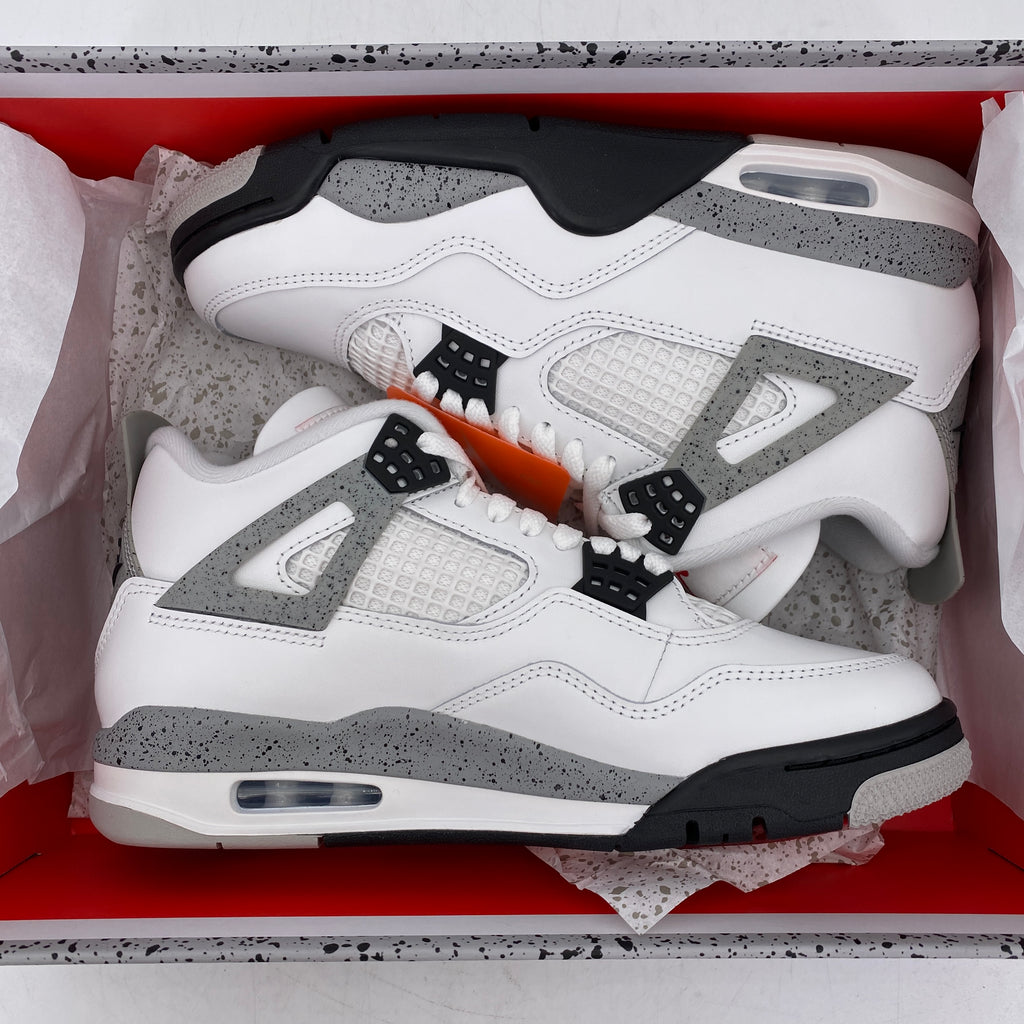 Air Jordan 4 Retro "White Cement" 2025 New Size 7