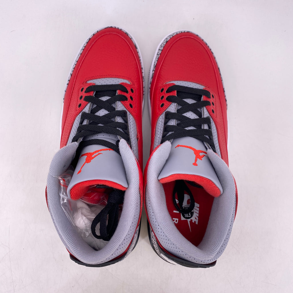 Air Jordan 3 Retro "Unite Fire Red" 2020 New Size 10.5