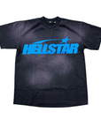 Hellstar T-Shirt "CLASSIC BLUE" Black New Size S