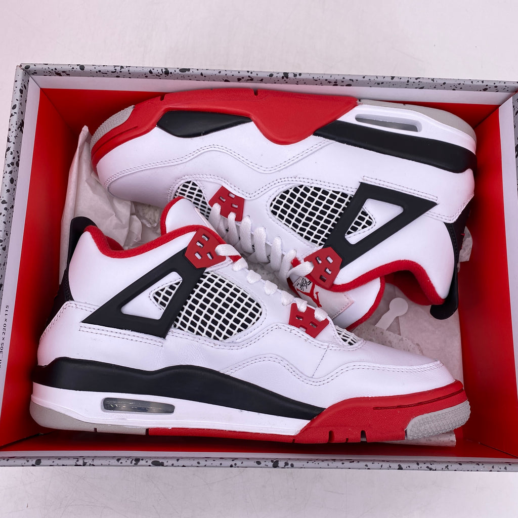 Air Jordan (GS) 4 Retro "Fire Red" 2020 New Size 7Y