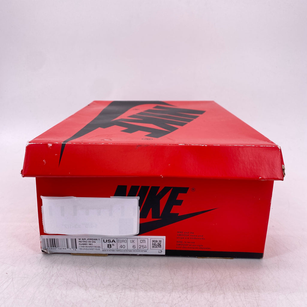 Air Jordan (W) 1 Retro High OG "Varsity Red" 2022 New Size 8.5W