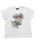Amiri T-Shirt "PSYCHEDELIC" White Used Size L