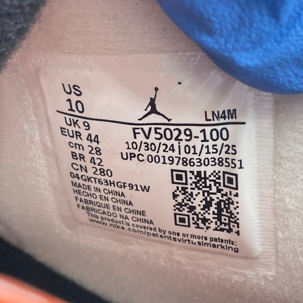 Air Jordan 4 Retro "White Cement" 2025 New Size 10