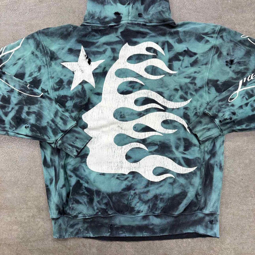 Hellstar Hoodie "PATH TO PARADISE" Green New Size L