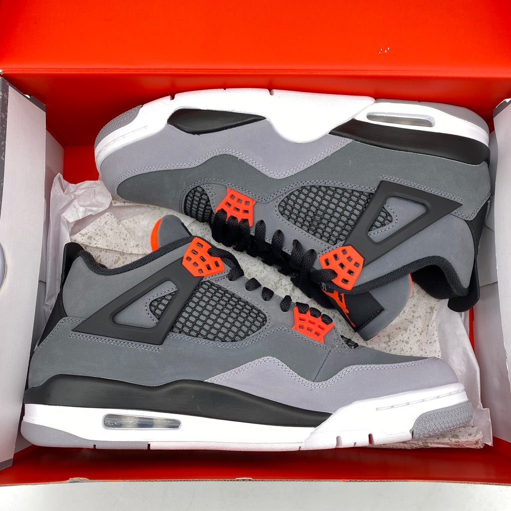 Air Jordan 4 Retro "Infrared" 2022 New Size 10.5