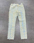WHO DECIDES WAR Jeans "THREADED" Blue New Size 32