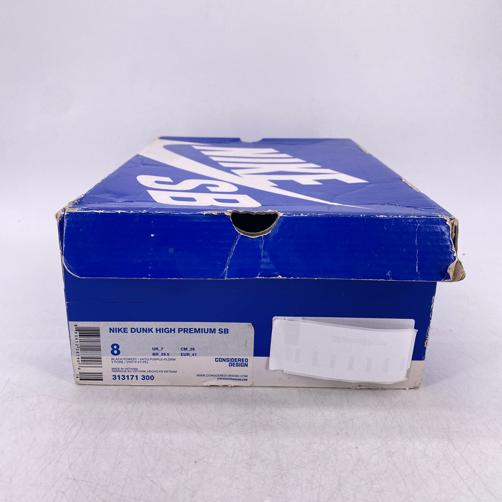 Nike SB Dunk High "Skunk 420" 2010 Used Size 8