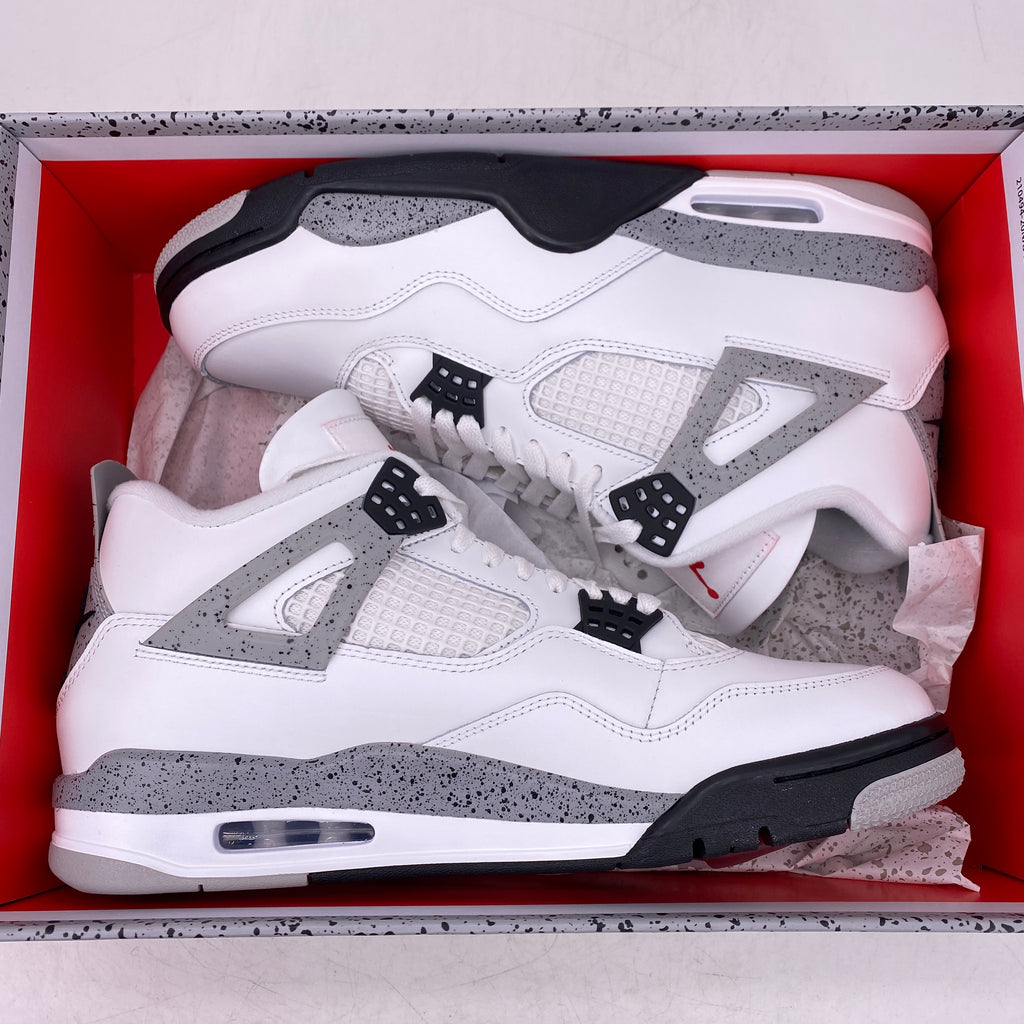 Air Jordan 4 Retro "White Cement" 2025 New Size 11