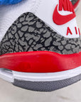 Air Jordan (GS) 3 Retro "Fire Red" 2022 New Size 6Y