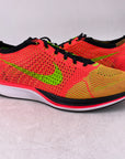 Nike Flyknit Racer "Hyper Punch" 2014 Used Size 12.5