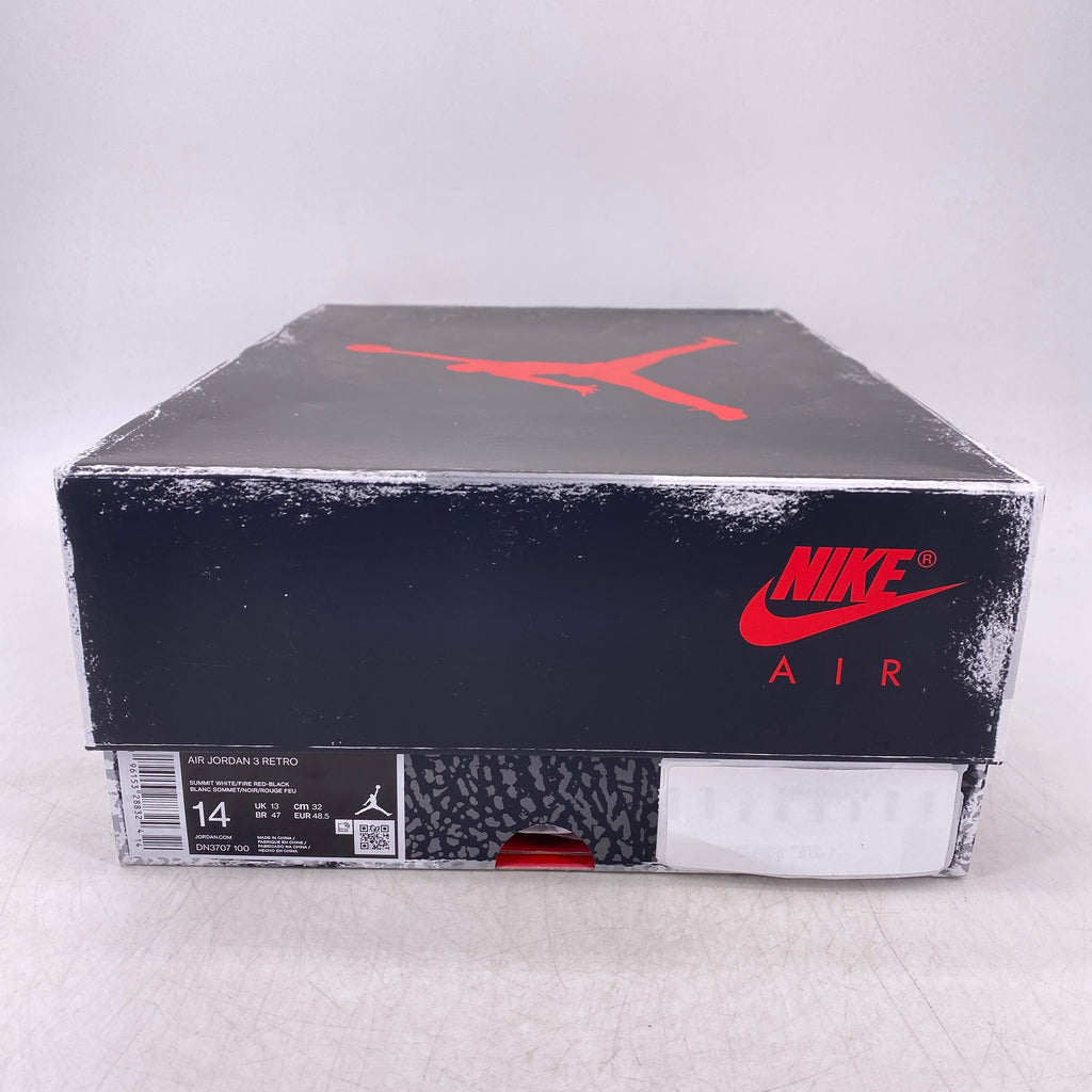 Air Jordan 3 Retro "White Cement" 2023 New Size 14