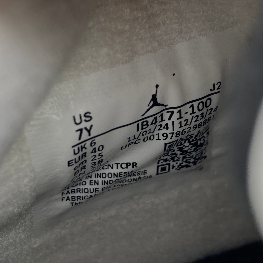 Air Jordan (GS) 4 Retro "White Cement" 2025 New Size 7Y