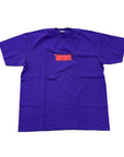 Supreme T-Shirt "RALPH STEADMAN BOX LOGO" Purple Used Size XL