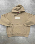 Supreme Hoodie "BOX LOGO" Sand New Size S