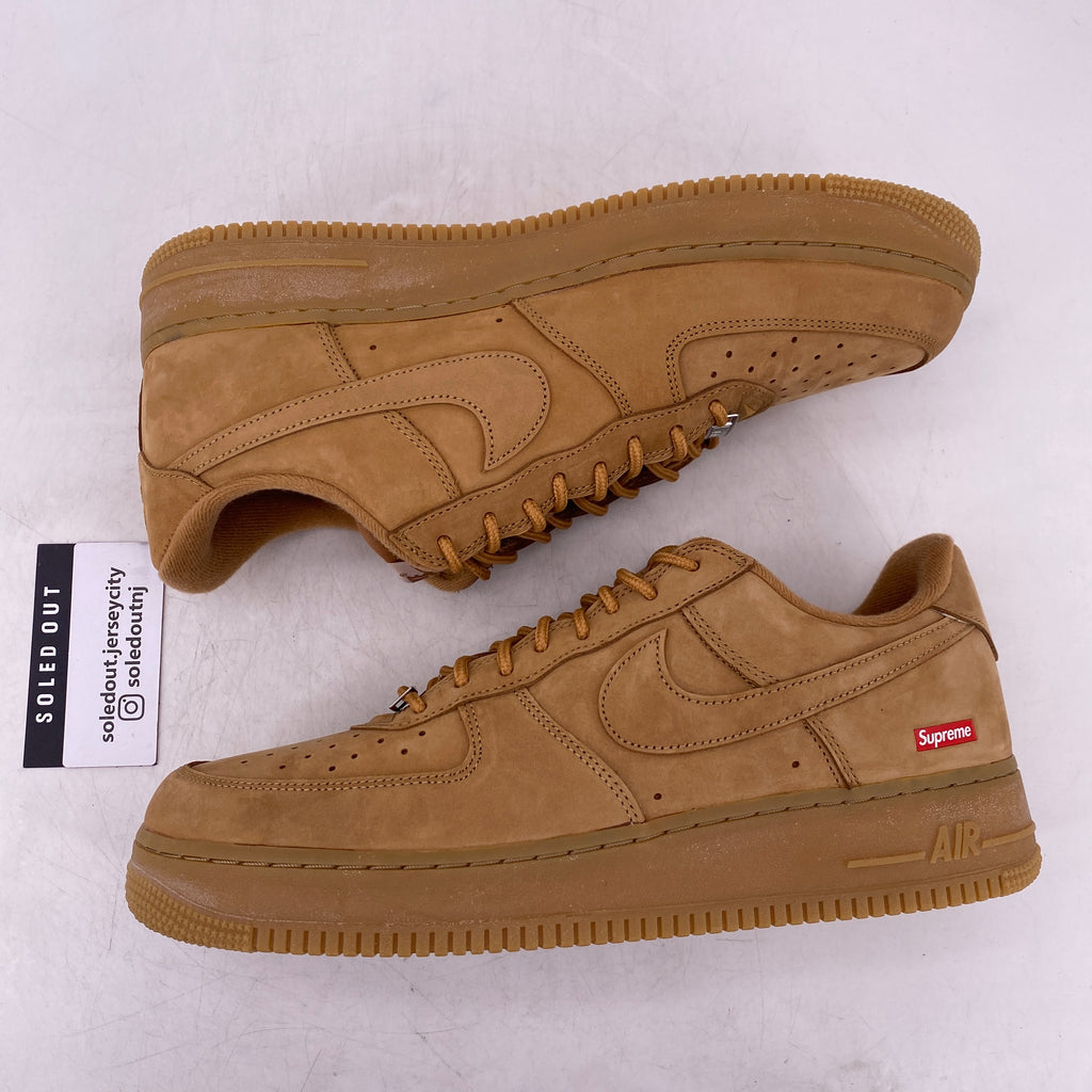 Nike Air Force 1 Low "Supreme Wheat" 2021 New Size 12