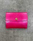 Louis Vuitton Wallet "VERNIS ELISE" Used Pink