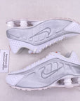 Nike Shox R4 (W) "White Metallic Silver" 2019 Used Size 8.5W