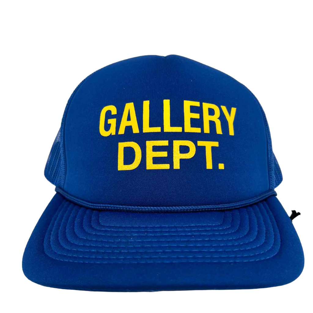 Gallery DEPT. Trucker Hat "YELLOW" New Blue Size OS
