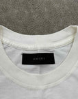 Amiri T-Shirt "PSYCHEDELIC" White Used Size L