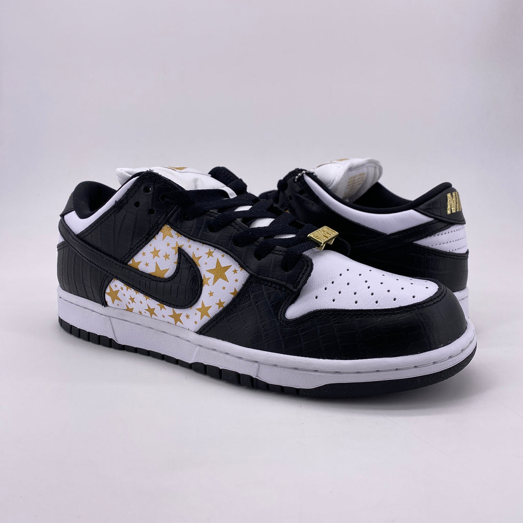 Nike SB Dunk Low OG QS "Supreme Black" 2021 New Size 8.5