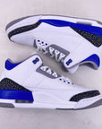Air Jordan 3 Retro "Racer Blue" 2021 New Size 9