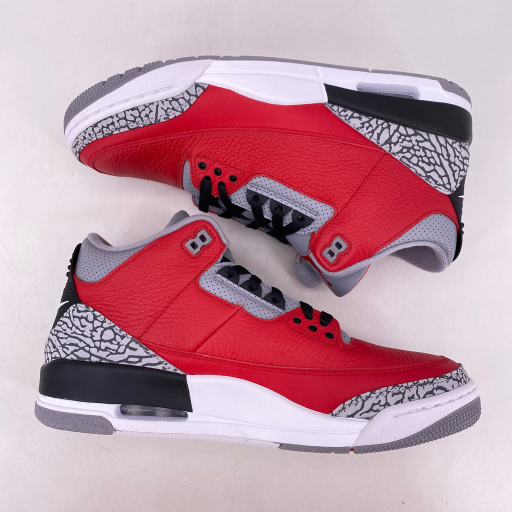 Air Jordan 3 Retro "Unite Fire Red" 2020 New Size 10.5