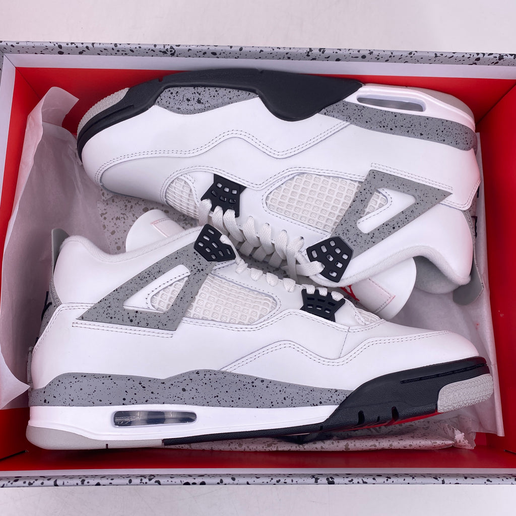 Air Jordan 4 Retro "White Cement" 2025 New Size 10