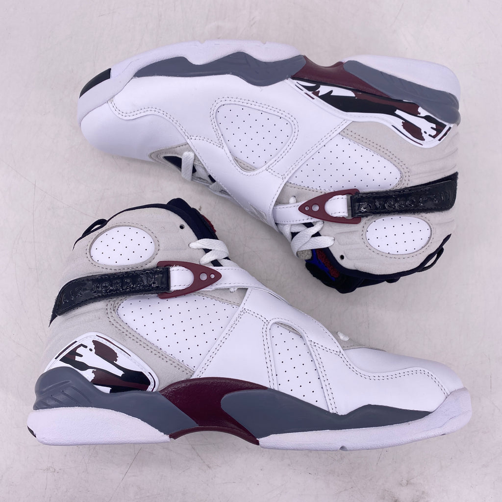 Air Jordan (W) 8 Retro "White Burgundy" 2020 New Size 9W