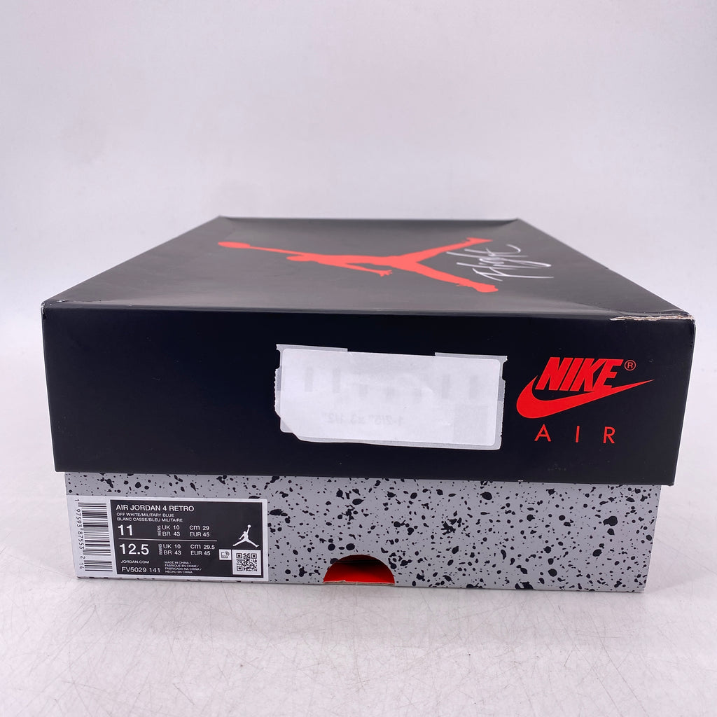 Air Jordan 4 Retro "Military Blue" 2024 New Size 11