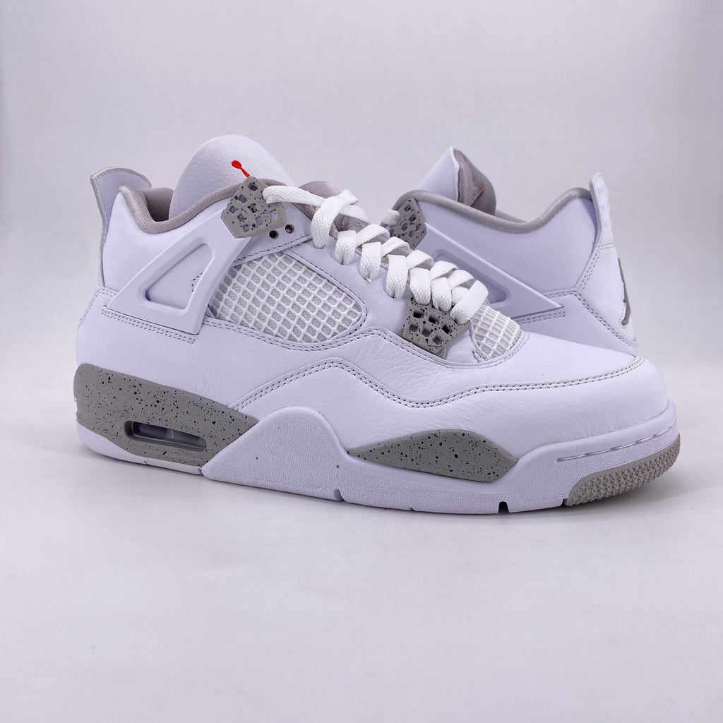 Air Jordan 4 Retro "White Oreo" 2021 New Size 9.5