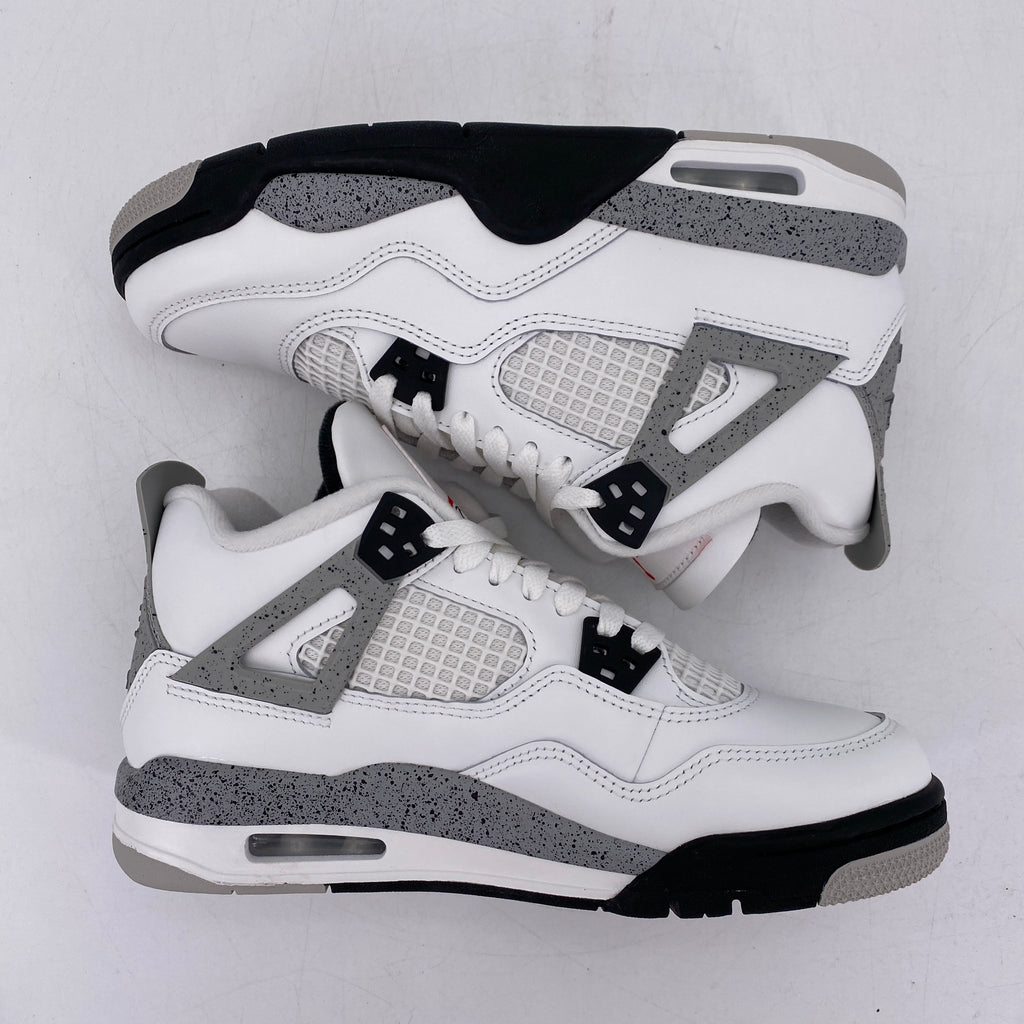 Air Jordan (GS) 4 Retro "White Cement" 2025 New Size 6.5Y