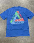 Palace T-Shirt "TRE-TEX" Blue New Size L