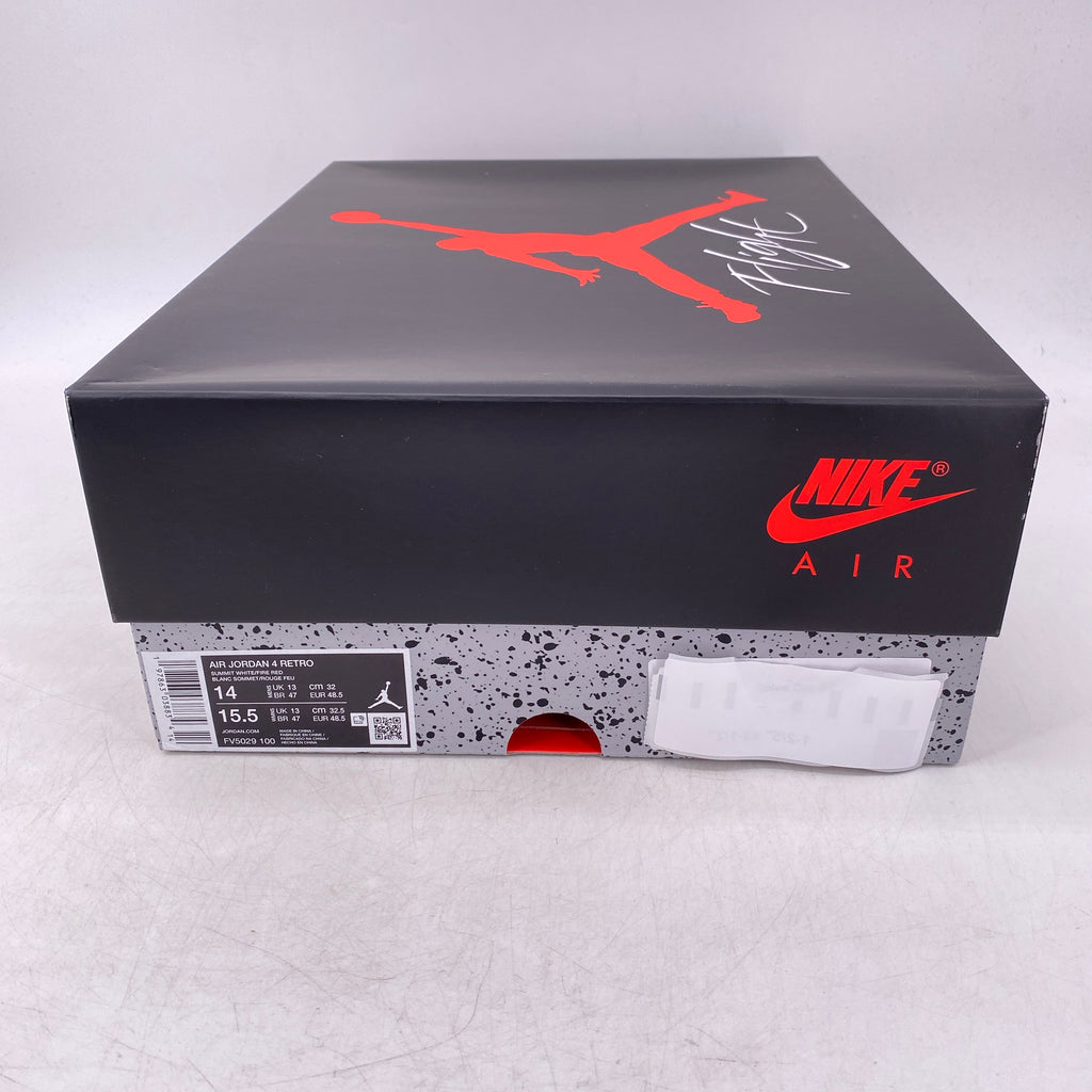 Air Jordan 4 Retro "White Cement" 2025 New Size 14