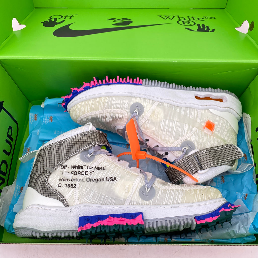 Nike Air Force 1 Mid "Ow White" 2022 Used Size 8.5