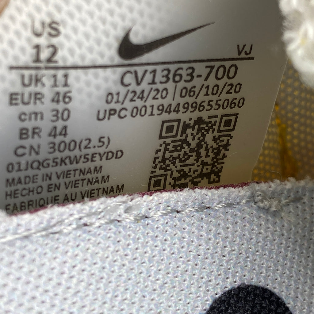 Nike Vaporwaffle / Sacai "Tour Yellow" 2020 New Size 12