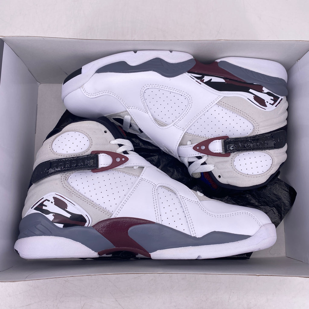 Air Jordan (W) 8 Retro "White Burgundy" 2020 New Size 9W