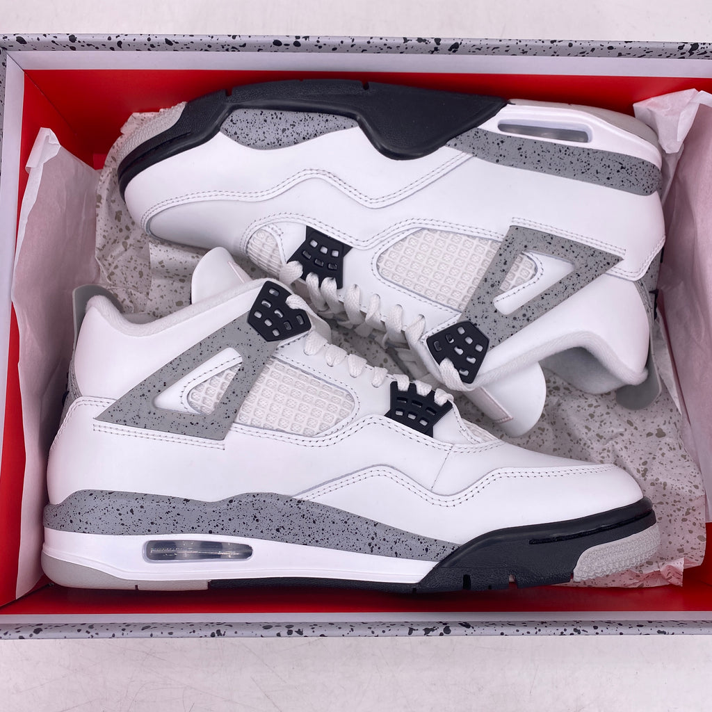 Air Jordan 4 Retro "White Cement" 2025 New Size 8