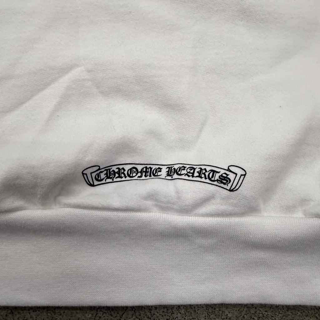 Chrome Hearts Hoodie "ST.BARTH" White New Size 2XL