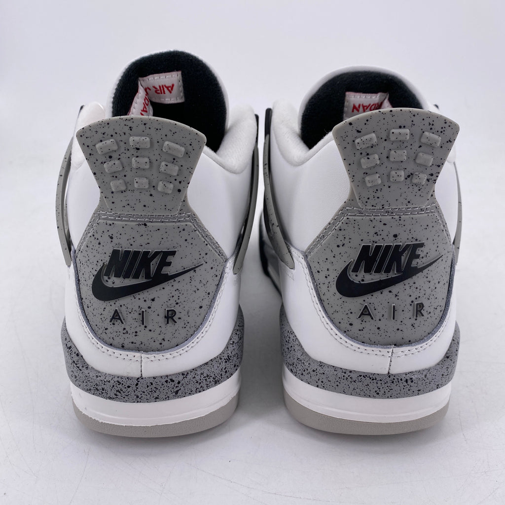 Air Jordan (GS) 4 Retro "White Cement" 2025 New Size 6.5Y