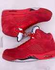 Air Jordan 5 Retro "Red Suede" 2017 New Size 11.5